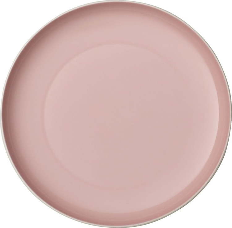 Bílo-růžový porcelánový talíř Villeroy & Boch Uni