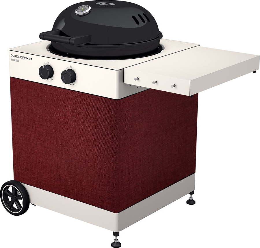 Červený ochranný obal na gril 238x0.2x58 cm Arosa - Outdoorchef Outdoorchef