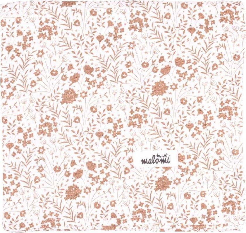 Bílo-světle hnědá dětská deka 120x120 cm Caramel Meadow – Malomi Kids Malomi Kids