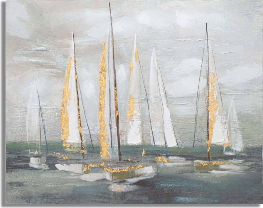 Obraz 100x80 cm Gold Boat - Mauro Ferretti Mauro Ferretti