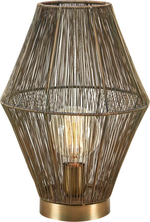 Stolní lampa v bronzové barvě s kovovým stínidlem (výška 38 cm) Casa – Markslöjd Markslöjd