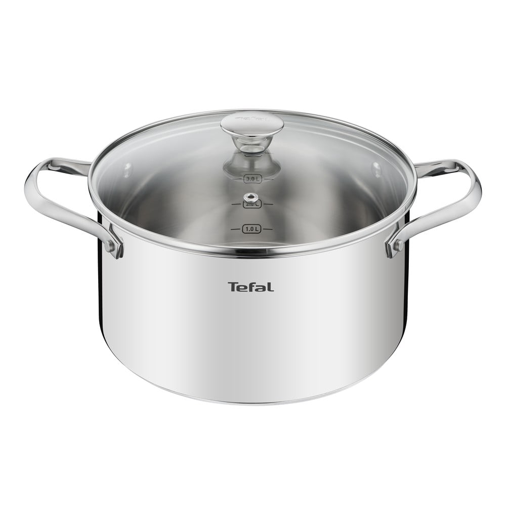 Nerezový hrnec s pokličkou na indukci Cook Eat – Tefal Tefal