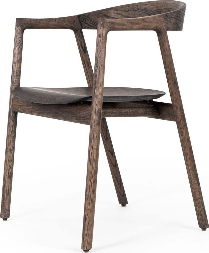 Hnědá jídelní židle z dubového dřeva Muna – Gazzda Gazzda