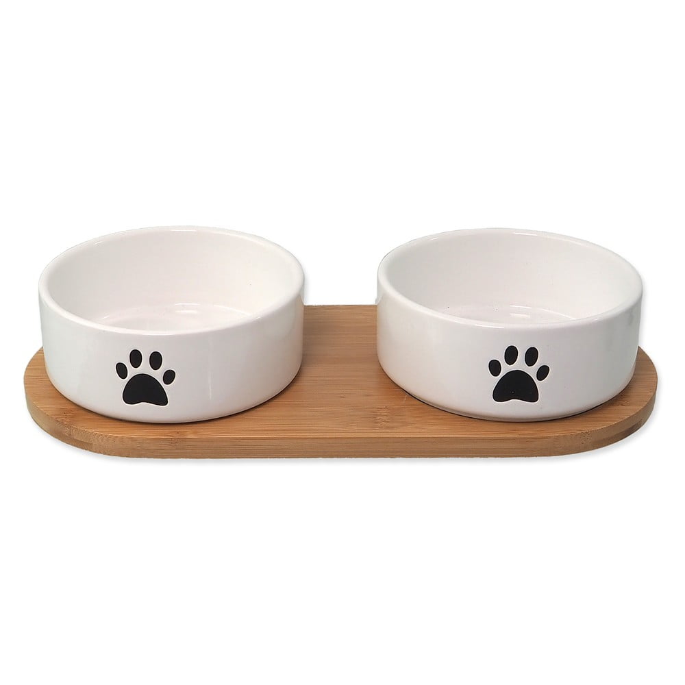 Keramický set misek s podstavcem pro psa ø 13 cm Dog Fantasy – Plaček Pet Products Plaček Pet Products