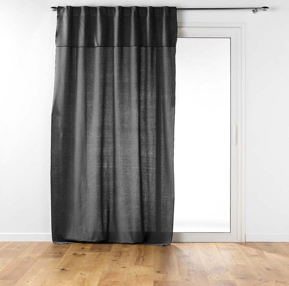 Antracitový závěs 140x240 cm Mistraline – douceur d'intérieur Douceur d intérieur