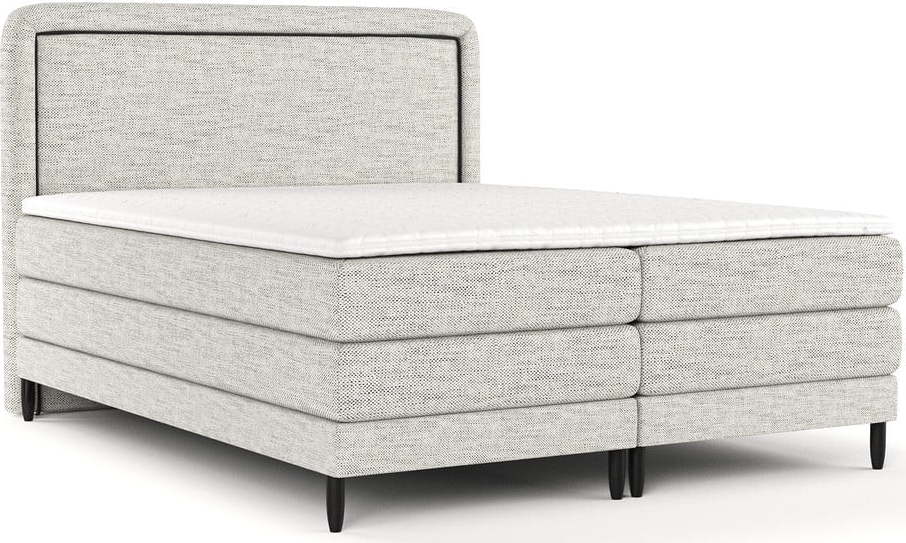 Světle šedá boxspring postel 140x200 cm Dove – Maison de Rêve Maison de Reve