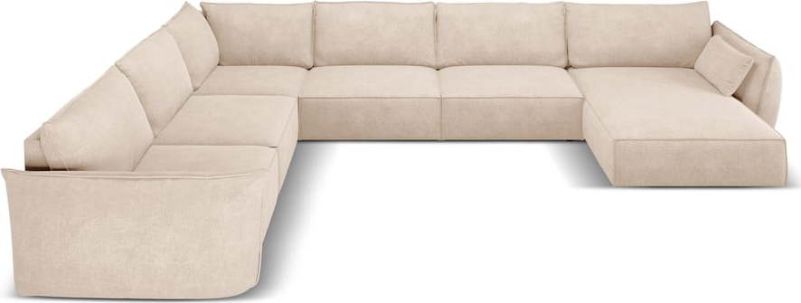 Béžová rohová pohovka (levý roh) Vanda – Mazzini Sofas Mazzini Sofas