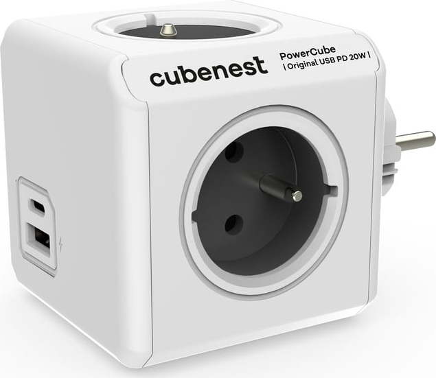 Rozbočovací zásuvka PowerCube Original USB – Cubenest CubeNest