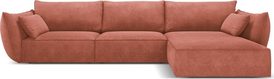 Červená rohová pohovka (pravý roh) Vanda – Mazzini Sofas Mazzini Sofas