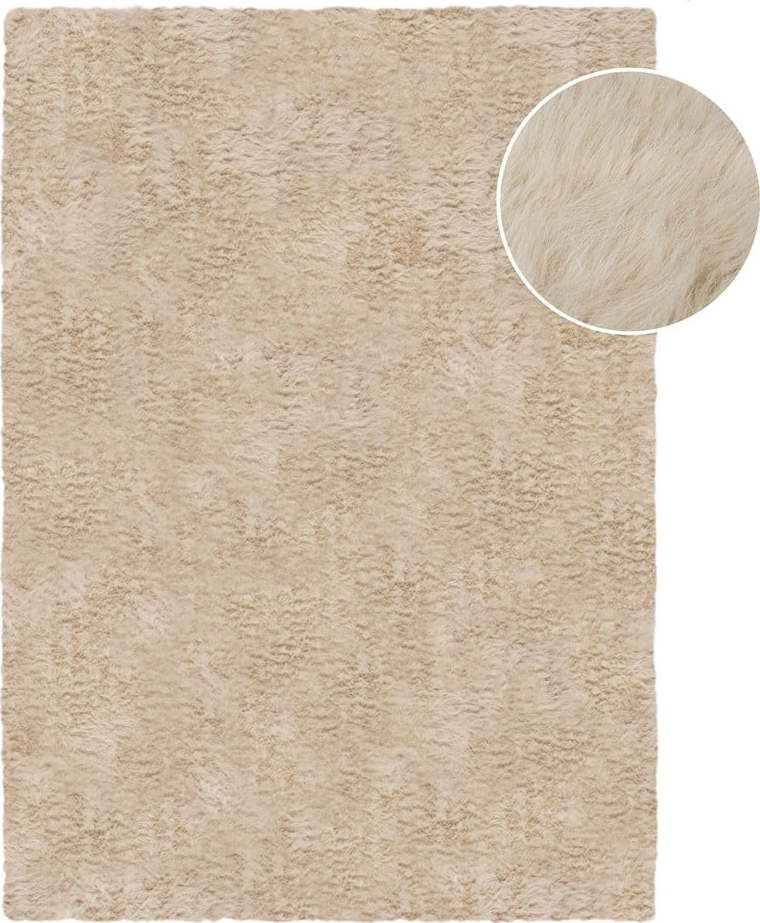 Béžová syntetická kožešina 120x170 cm Alpine Faux Fur – Flair Rugs Flair Rugs