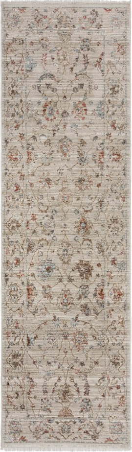 Béžový běhoun 66x300 cm Elodie Traditional – Flair Rugs Flair Rugs