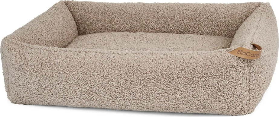 Béžový pelíšek pro psa z materiálu bouclé 93x120 cm Senso Greige L – MiaCara MiaCara