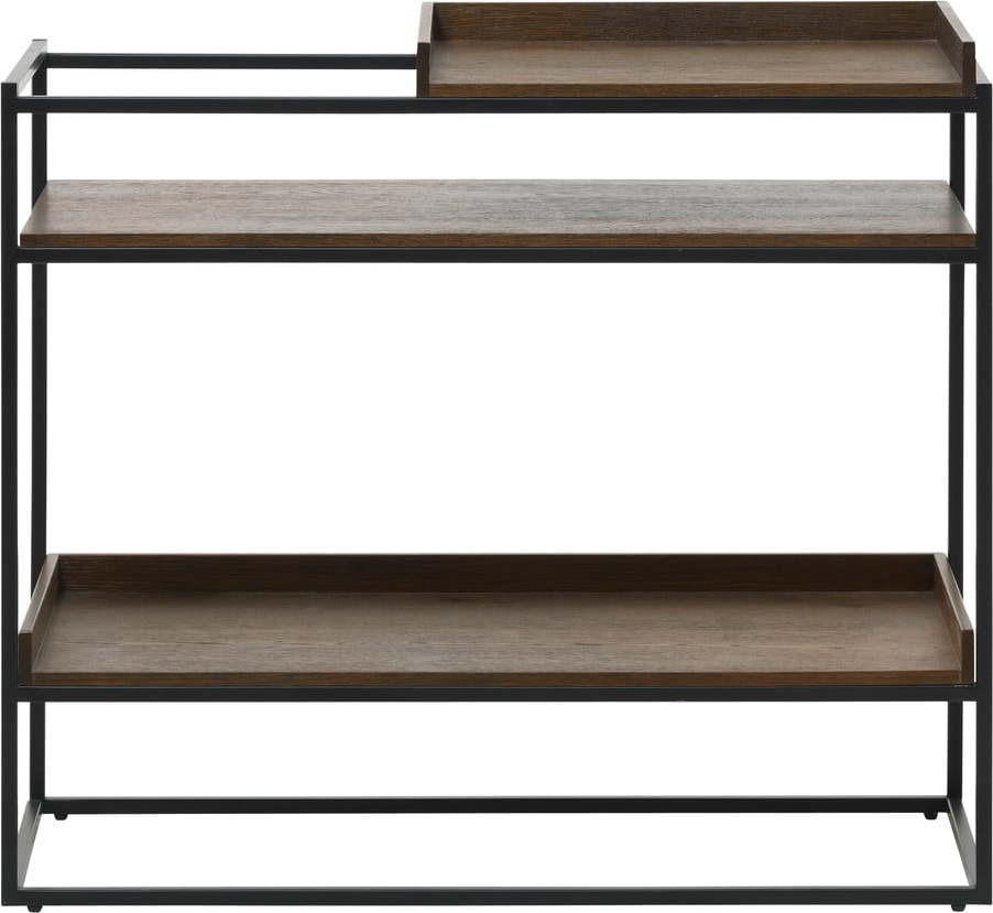 Černo-hnědý konzolový stolek 38x90 cm Rivoli – Unique Furniture Unique Furniture