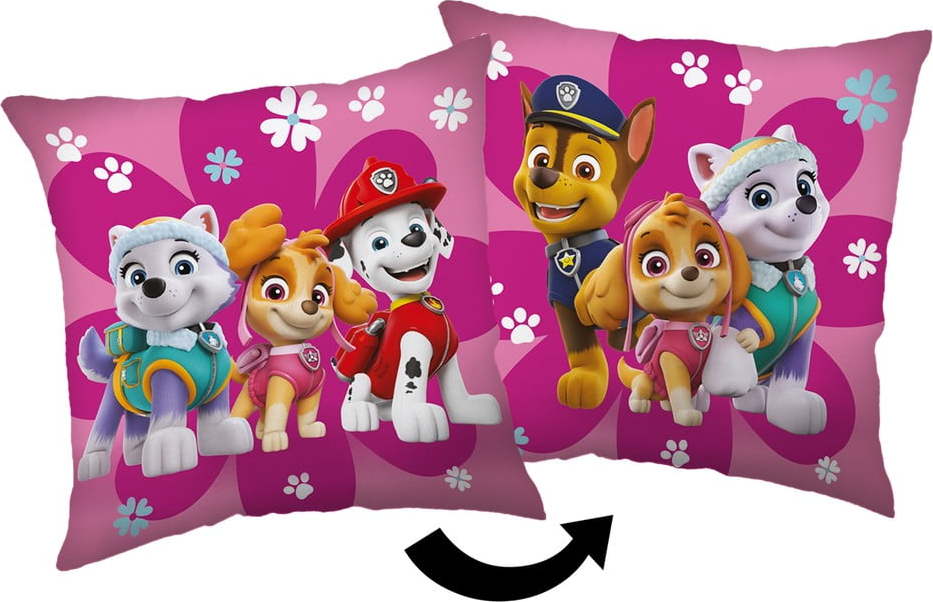 Dětský polštářek Paw Patrol Flowers – Jerry Fabrics Jerry Fabrics