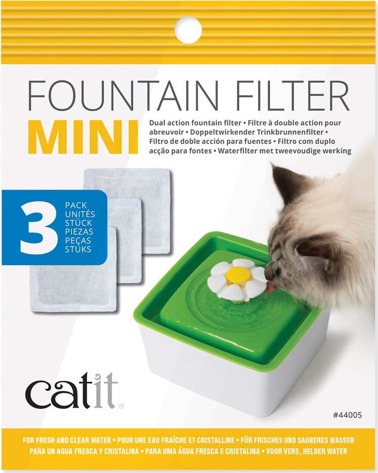 Filtry do vodní fontány pro kočku v sadě 3 ks Catit Mini Flower – Plaček Pet Products Plaček Pet Products