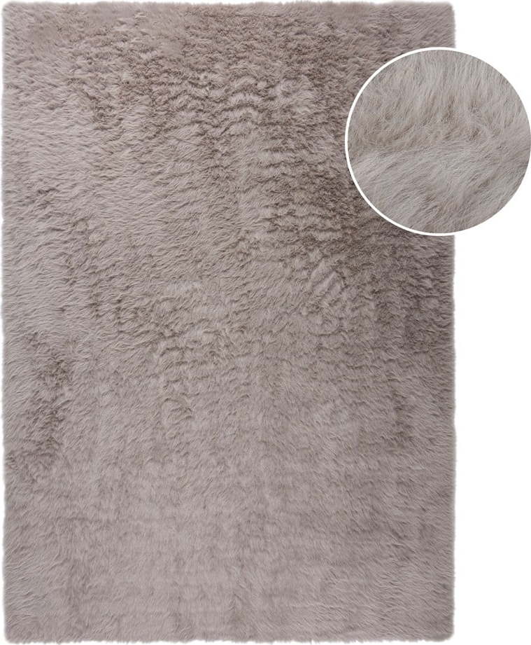 Hnědá syntetická kožešina 160x230 cm Alpine Faux Fur – Flair Rugs Flair Rugs