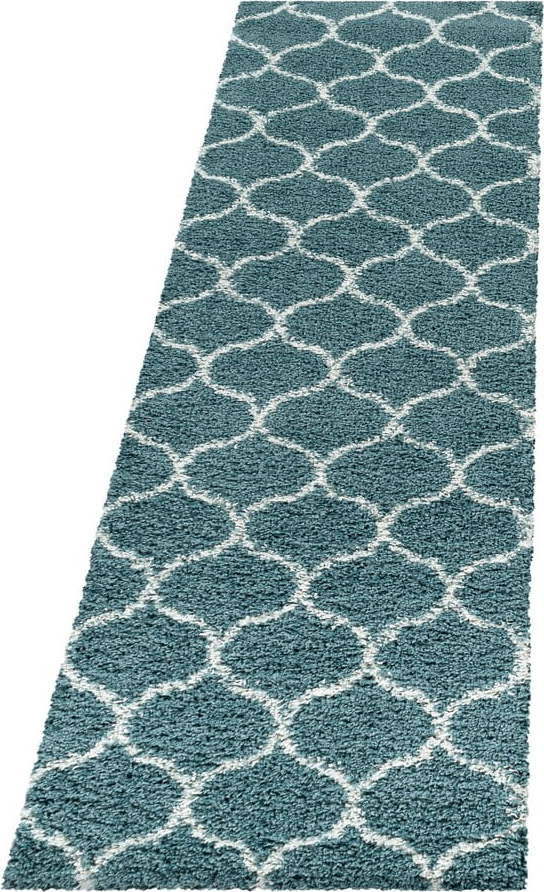 Modrý běhoun 80x250 cm Salsa – Ayyildiz Carpets Ayyildiz Carpets