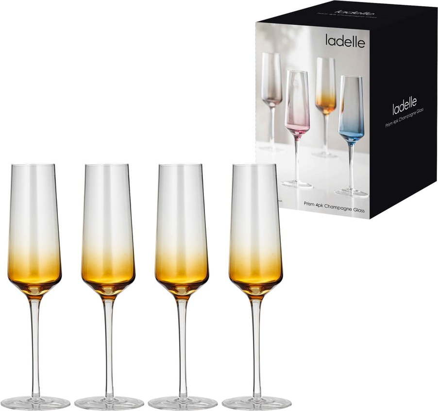 Skleničky na sekt v sadě 4 ks 240 ml Prism – Ladelle Ladelle