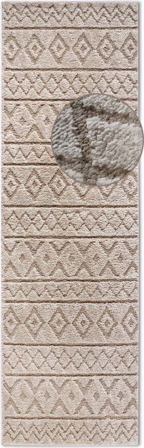 Béžový běhoun 80x240 cm Carpet Itinerance Beige – Elle Decoration Elle Decoration