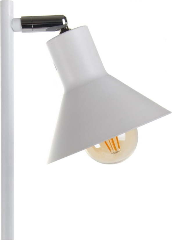 Bílá stojací lampa (výška 143 cm) Simplico – Ixia Ixia