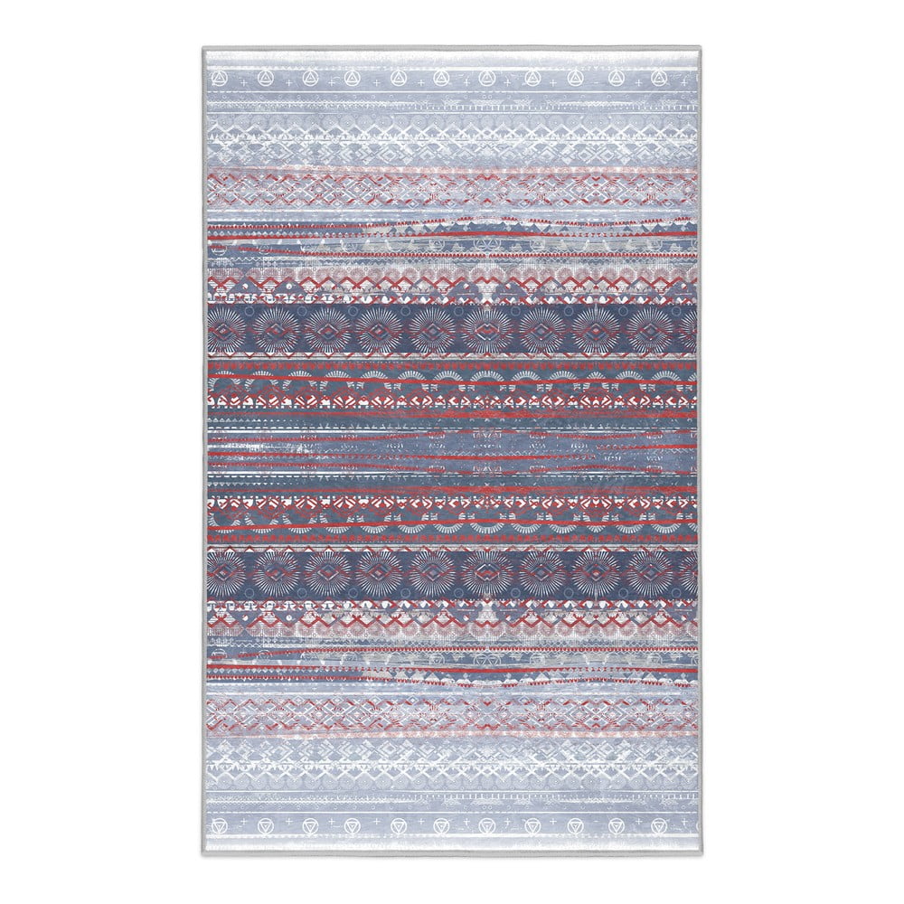 Fialovo-šedý pratelný koberec 160x230 cm Vintage Stripe – Mila Home Mila Home