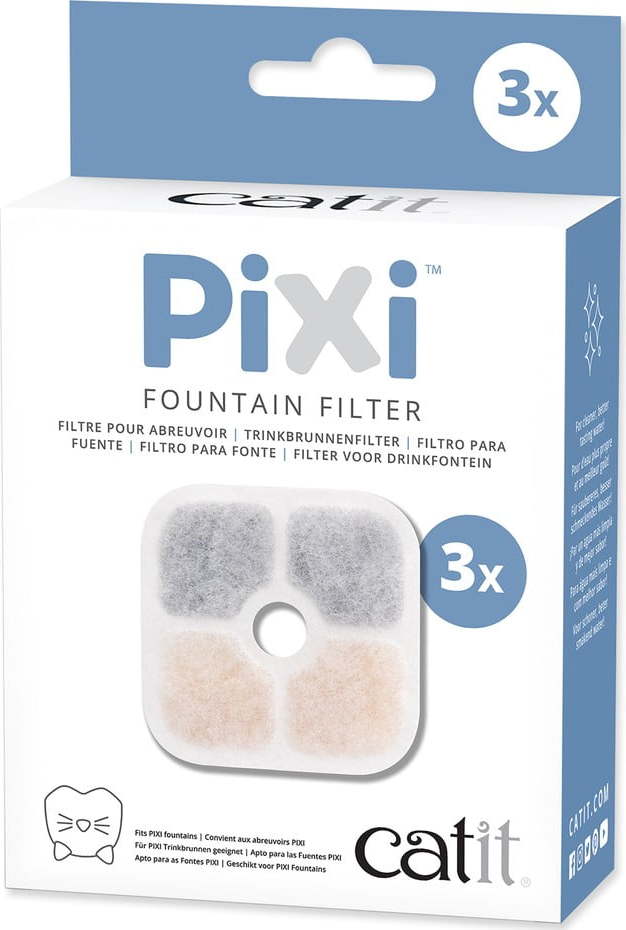 Filtry do vodní fontány pro kočku v sadě 3 ks Catit Pixi – Plaček Pet Products Plaček Pet Products