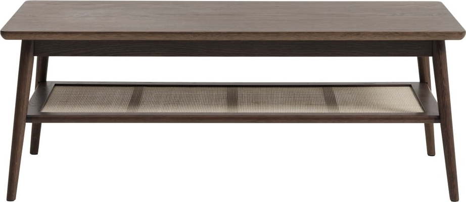 Hnědý konferenční stolek s deskou v dubovém dekoru 60x120 cm Barrali – Unique Furniture Unique Furniture