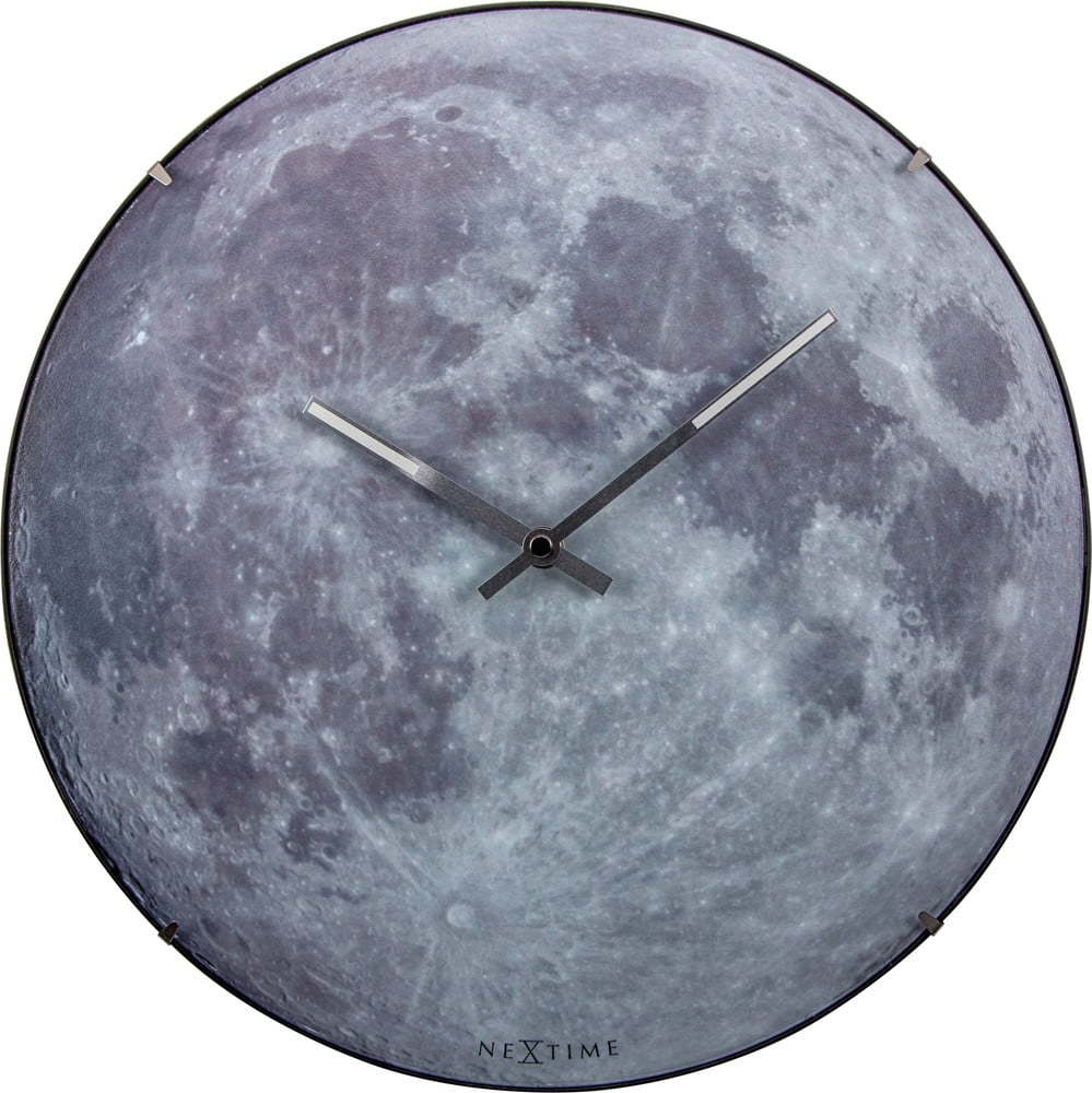 Nástěnné hodiny ø 35 cm Moon – NeXtime Nextime