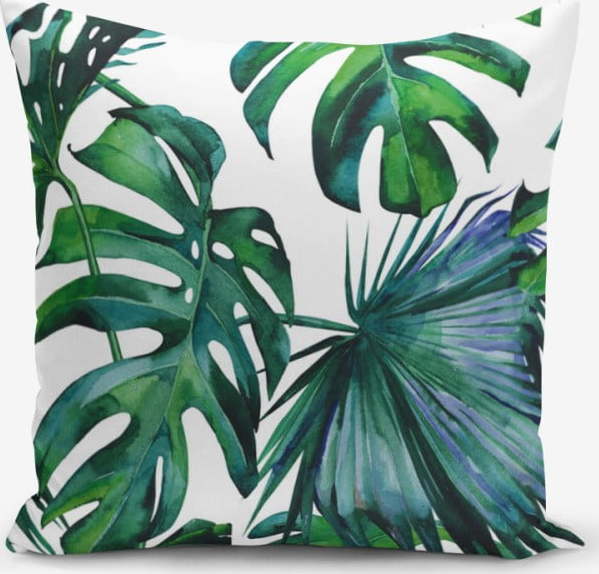 Povlak na polštář s příměsí bavlny Minimalist Cushion Covers Exotic