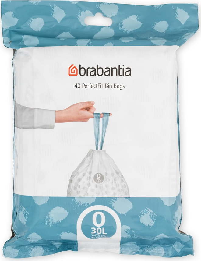 Pytle na odpadky v sadě 40 ks 30 l PerfectFit O – Brabantia Brabantia