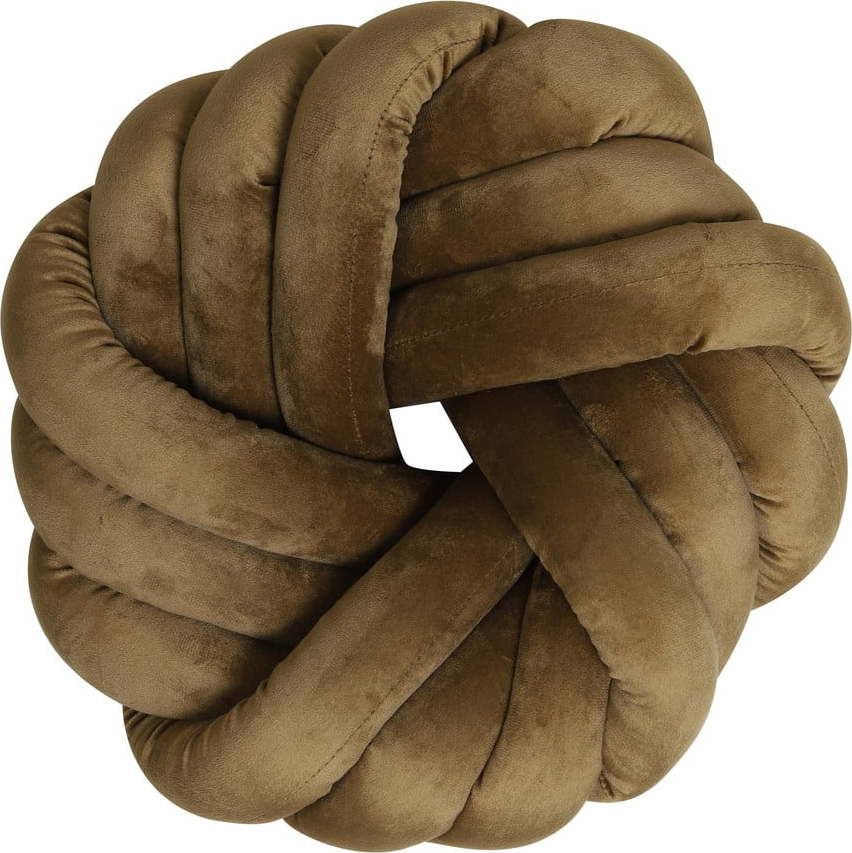 Sametový dekorační polštář ø 33 cm Knot – Light & Living Light & Living