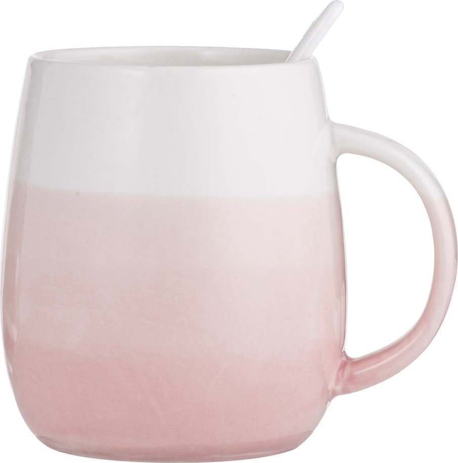 Světle růžový porcelánový hrnek 380 ml Immerse – Ladelle Ladelle