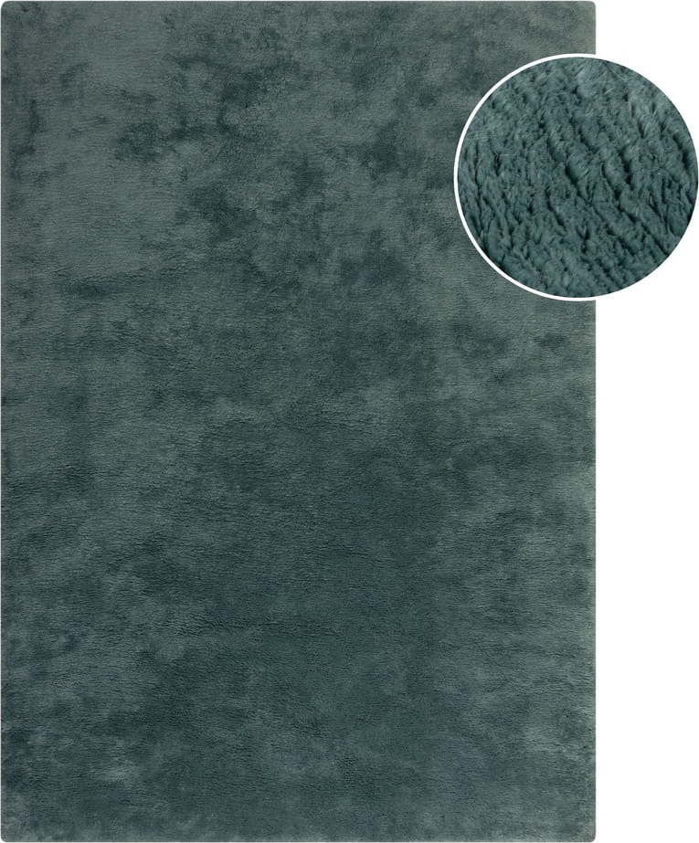 Syntetická kožešina v petrolejové barvě 120x170 cm Faroe Wool Look Fur – Flair Rugs Flair Rugs