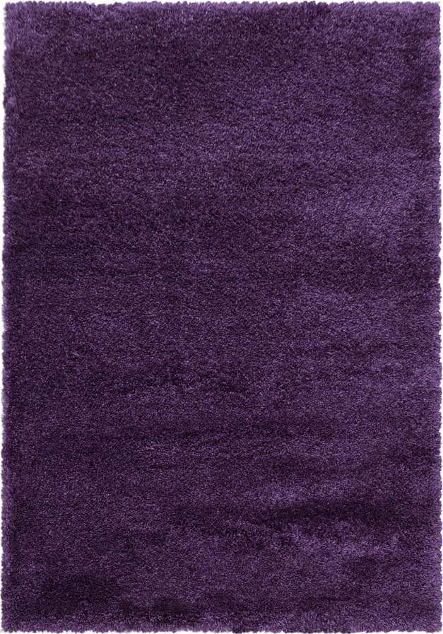 Tmavě fialový koberec 80x150 cm Fluffy – Ayyildiz Carpets Ayyildiz Carpets