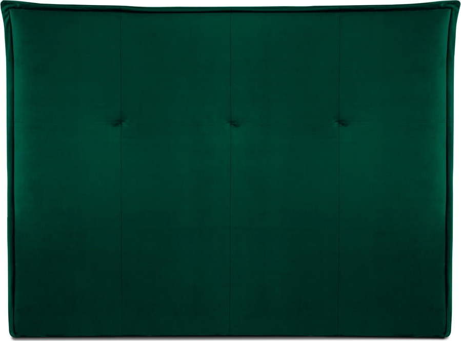 Tmavě zelené čelo postele 140x120 cm Monica – Milo Casa Milo Casa