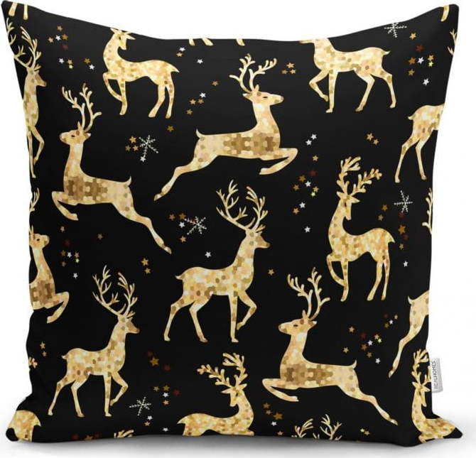 Vánoční povlak na polštář Minimalist Cushion Covers Happy Holiday