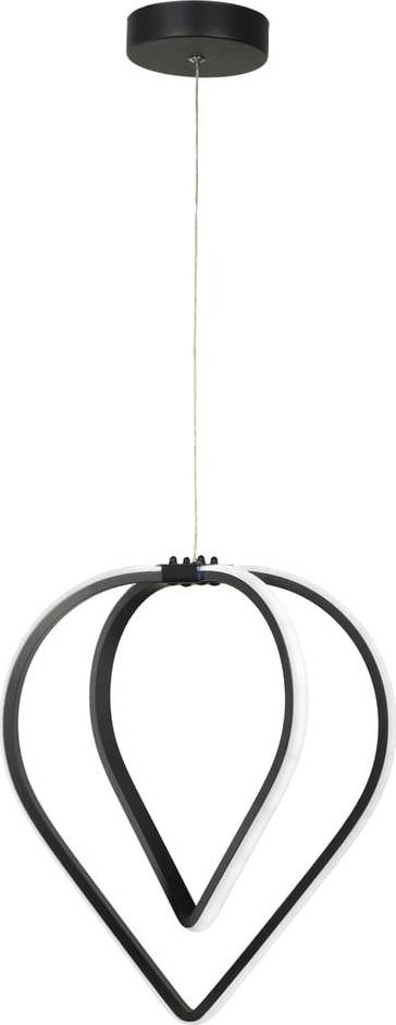 Černé kovové LED závěsné svítidlo ø 33 cm Pars – Squid Lighting Squid Lighting